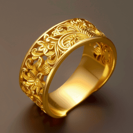 Mazu Blessing Products - Gold Ring